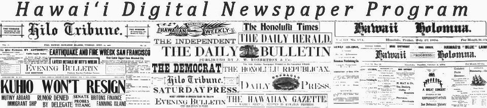Hawaii Digital Newspaper Project
